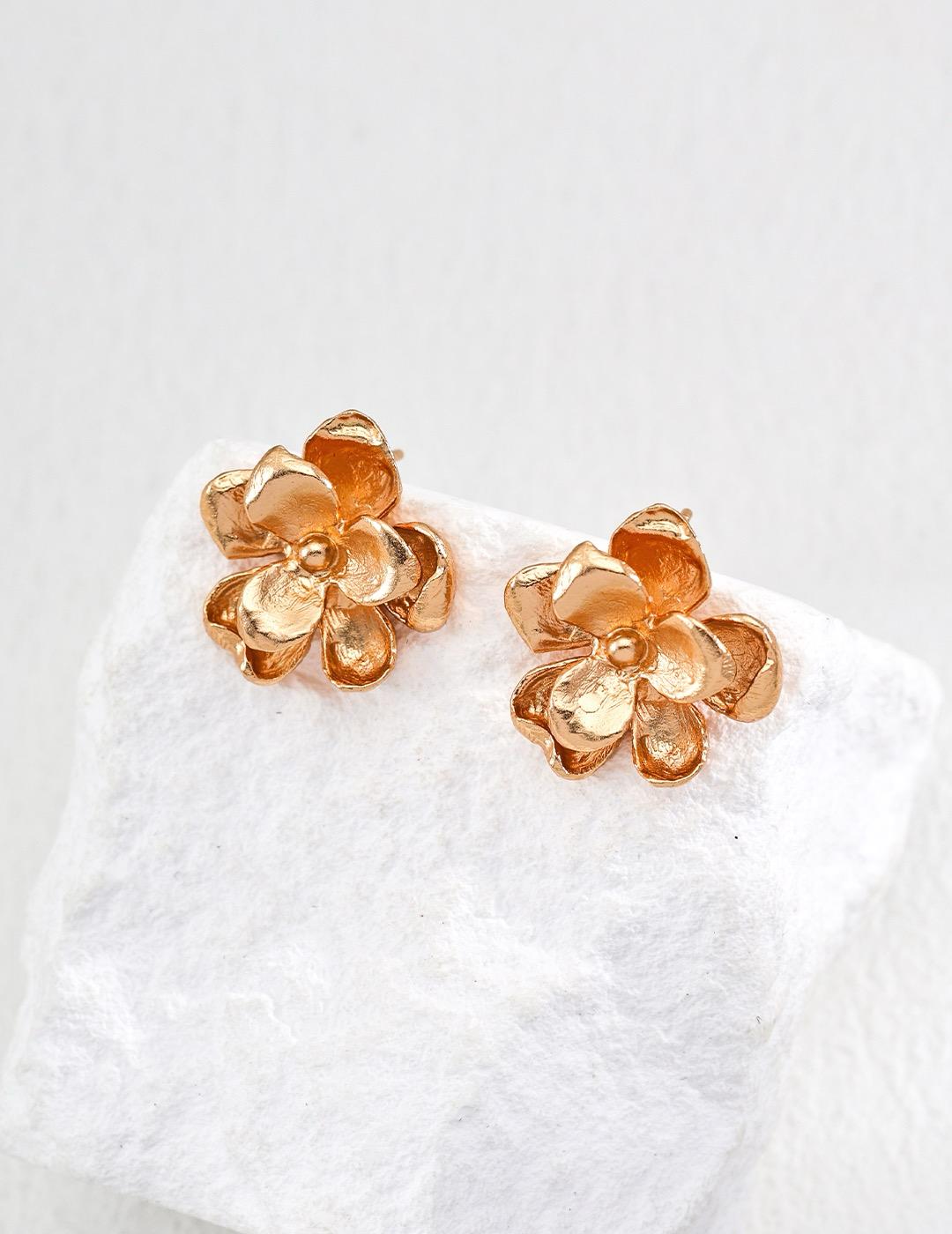 Blossom Bloom | S925 Silver Minimalist Floral Earrings